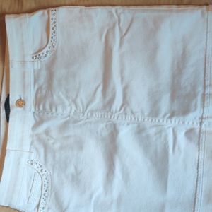 WHBM Stretch Studded Skirt